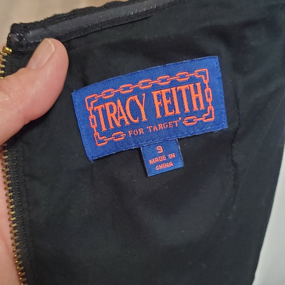 Tracy Feith for Target Structured Black Linen Blend LBD Strapless Dress Sz 6 - Picture 7 of 11